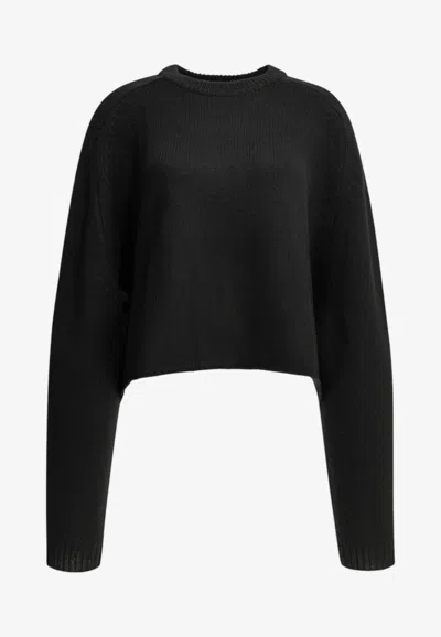 Lisa Yang Karine Knitted Cashmere Sweater In Black