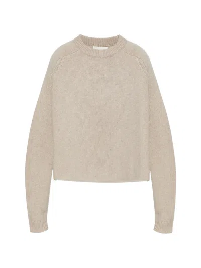 Lisa Yang Karine Knitted Crewneck Sweater In Brown