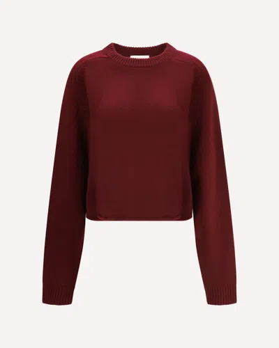 Lisa Yang Karine Sweater In Red