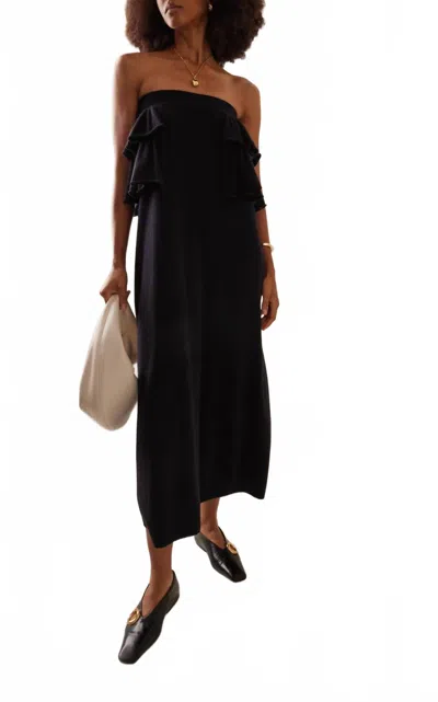 Lisa Yang Karla Cashmere Dress In Black