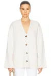 Lisa Yang Kellie Cardigan In Cream