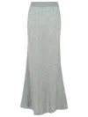 Lisa Yang Knitted Skirt In Grey