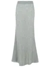 Lisa Yang Knitted Skirt In Grey