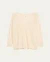 Lisa Yang Kenny V-neck Cashmere Sweater In White