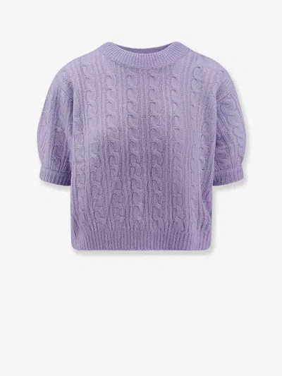 Lisa Yang Kenzie Cashmere And Silk Sweater In Purple
