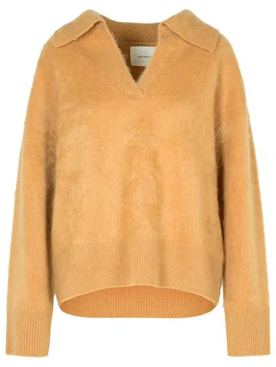 LISA YANG LISA YANG 'KERRY' BEIGE CASHMERE SWEATER