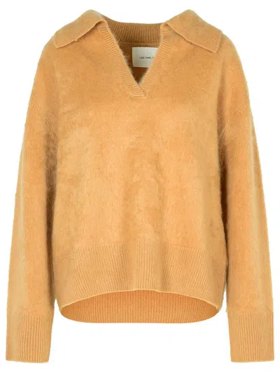 LISA YANG LISA YANG 'KERRY' BEIGE CASHMERE SWEATER