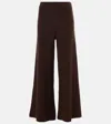 Lisa Yang Khloe Cashmere-blend Wide-leg Pants In Grey