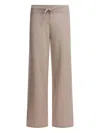 Lisa Yang Wide-leg Cashmere Trousers With Ribbed Waistband In Neutral
