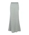 Lisa Yang Knitted Skirt In Gray