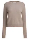 Lisa Yang Beige Knitted Cashmere Knitwear In Neutral
