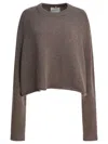 Lisa Yang Grey Knitted Cashmere Knitwear In Gray
