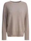Lisa Yang Beige Knitted Cashmere Knitwear In Neutral