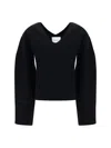 Lisa Yang Black Sara Sweater In Black