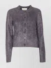 Lisa Yang Knitwear Crew Neck Long Sleeve Top In Gray