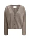 Lisa Yang Abby Cashmere Cardigan In Gray
