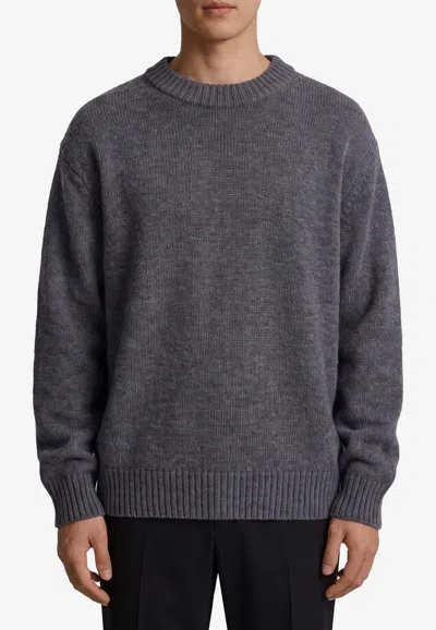 Lisa Yang Kristian Cashmere Knit Sweater In Gray