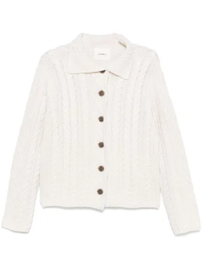 Lisa Yang Kristin Cardigan In Weiss