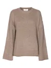 Lisa Yang Kristy Crew-neck Cashmere Sweater In Brown