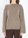 Lisa Yang Kristy Crew-neck Sweater In Brown