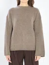 Lisa Yang Kristy Crew-neck Sweater In Brown