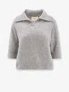Lisa Yang Lailai Cashmere And Silk Sweater In Gray