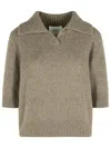 Lisa Yang 'lailai' Cashmere Nougat Sweater In Brown