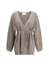 Lisa Yang Laurina Cardigan In Brown