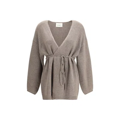 Lisa Yang Laurina Cardigan In Neutral