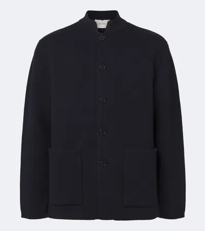 Lisa Yang Leif Cashmere Jacket In Blue