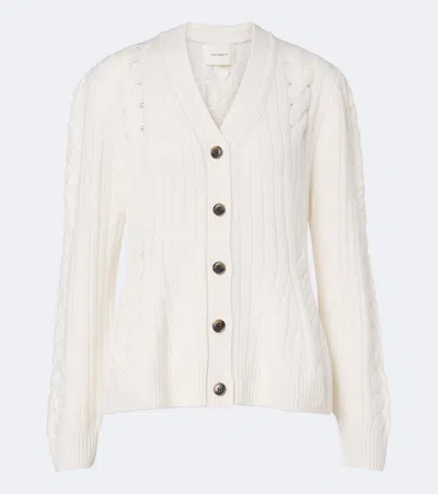 Lisa Yang Leire Cashmere Cardigan Sand In Neutral