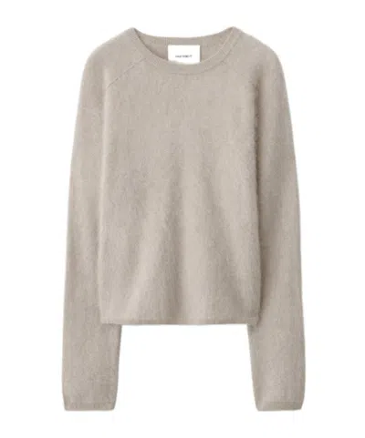 Lisa Yang Lexia Cropped Sweater In Gray