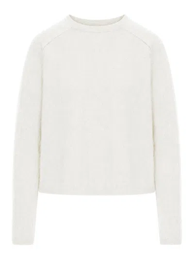 Lisa Yang The Lexia Brushed Cashmere Sweater In White