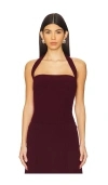 Lisa Yang Liana Top In Deep Plum