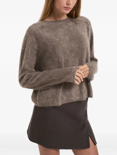 Lisa Yang Long-sleeve Cashmere Sweater In Brown