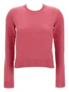Lisa Yang Long-sleeve Crewneck Sweater In Pink