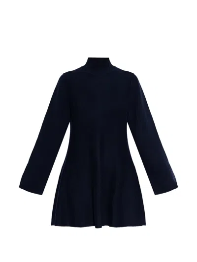 Lisa Yang Long-sleeve Mini Dress In Black