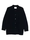 Lisa Yang Long Sleeve Cardigan In Blue