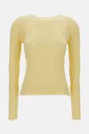 Lisa Yang Long-sleeve T-shirt In Yellow