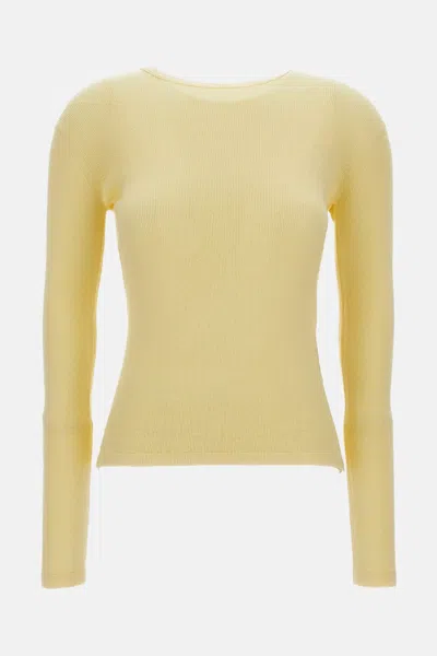 Lisa Yang Long-sleeve T-shirt In Yellow