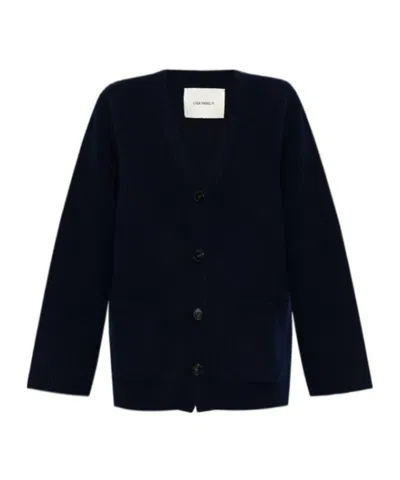 Lisa Yang Long-sleeved Cardigan In Black