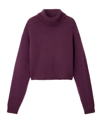 Lisa Yang Long-sleeved Sweater In Purple