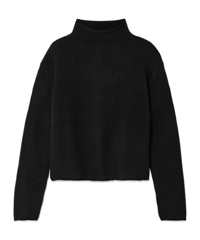 Lisa Yang Long-sleeved Turtleneck Sweater In Black