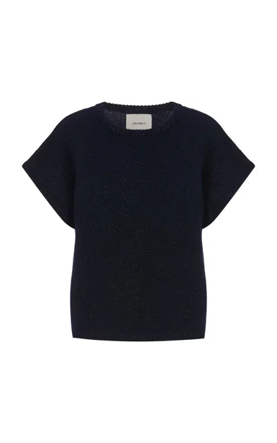 Lisa Yang Lorena Cashmere Top In Blue