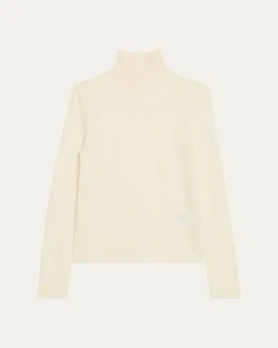 Lisa Yang Lory Cashmere Turtleneck Sweater In White