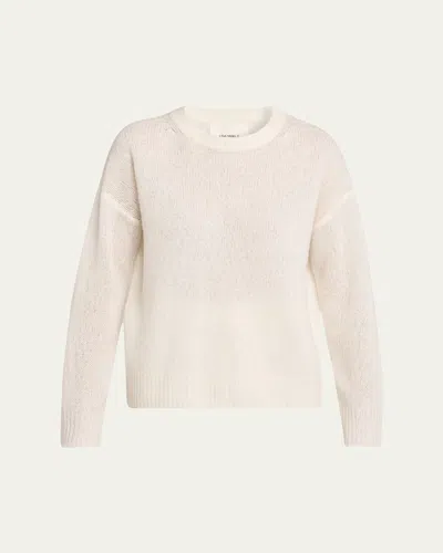 Lisa Yang Lova Cashmere-silk Crewneck Sweater In Neutral