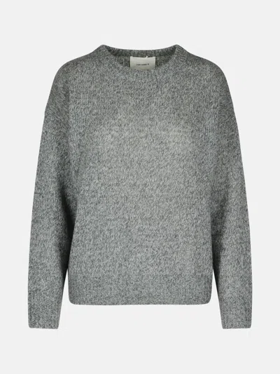 Lisa Yang 'lova' Grey Cashmere Blend Sweater