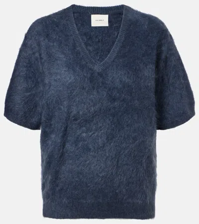 Lisa Yang Lovisa Cashmere Sweater In Blue