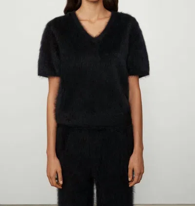 Lisa Yang Lovisa Cashmere Sweater In Black Brushed