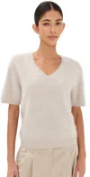 Lisa Yang Lovisa Cashmere T-shirt Sand Brushed In Sand Brushed